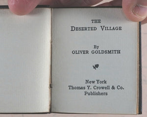 Miniature Series boxed set 10 finely bound miniature books. Oscar Wilde; Oliver Goldsmith; Thomas Gray; Edgar A. Poe; Rudyard Kipling; Omar Khayyam; John G. Whittier; Elizabeth B. Browning; Oliver Goldsmith; James R. Lowell. Thomas Y. Crowell Co. N.Y.1911