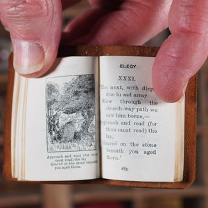 Elegy in a country church-yard & other poems. >>MINIATURE ELEGY TO UNSUNG PAUPERS<< Gray, Thomas. Publication Date: 1904 CONDITION: VERY GOOD