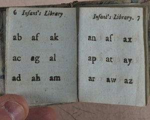 Marshall, John. Infant's Library. [Book2] (Spelling Book or & Syllabary). Marshall, John. No. 4 Aldermary Churchyard in Watling Street. London. Circa 1800