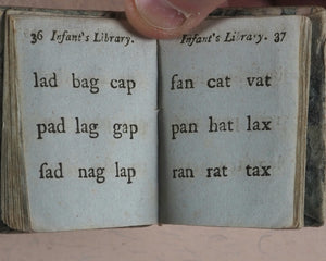 Marshall, John. Infant's Library. [Book2] (Spelling Book or & Syllabary). Marshall, John. No. 4 Aldermary Churchyard in Watling Street. London. Circa 1800