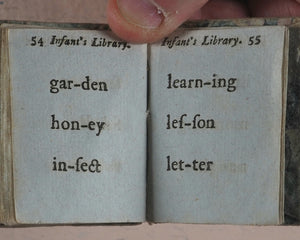 Marshall, John. Infant's Library. [Book2] (Spelling Book or & Syllabary). Marshall, John. No. 4 Aldermary Churchyard in Watling Street. London. Circa 1800