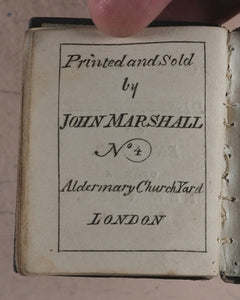 Marshall, John. Infant's Library. [Book 8] (Birds). Marshall, John. No. 4 Aldermary Churchyard in Watling Street. London. Circa 1800
