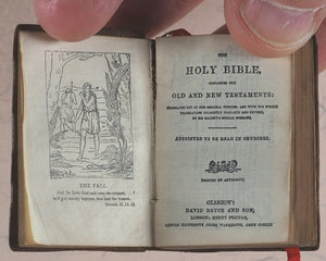 Holy Bible containing Old and New testaments Bryce, David & Son. Glasgow. 1901. Burns Bible in antique 'renaissance' style binding.