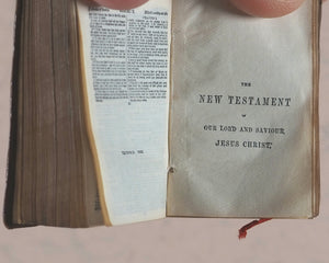 Holy Bible containing Old and New testaments Bryce, David & Son. Glasgow. 1901. Burns Bible in antique 'renaissance' style binding.