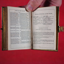 Load image into Gallery viewer, Book of Common Prayer and Administration of the Sacraments and other Rites and Ceremonies of the Church. Together with the Psalter or Psalms of David.&gt;&gt;MINIATURE PRAYER BOOK&lt;&lt; Church of England. 1857
