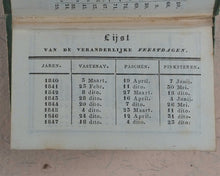 Load image into Gallery viewer, Miniatuur almanak voor het jaar 1840. Bosch, L.E.  Zoon. Utrecht . [1839].
