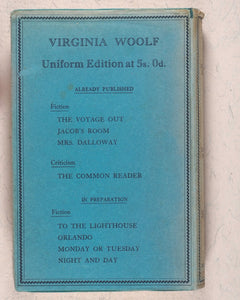 Virginia Woolf. Collected works of Virginia Woolf - every first Uniform Edition,  in original dust-jackets. Hogarth Press. 52 Tavistock Square. London.  1929-1950.