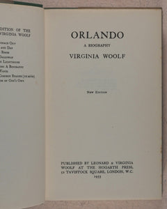 Virginia Woolf. Collected works of Virginia Woolf - every first Uniform Edition,  in original dust-jackets. Hogarth Press. 52 Tavistock Square. London.  1929-1950.