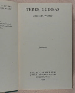 Virginia Woolf. Collected works of Virginia Woolf - every first Uniform Edition,  in original dust-jackets. Hogarth Press. 52 Tavistock Square. London.  1929-1950.