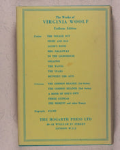 Load image into Gallery viewer, Virginia Woolf. Collected works of Virginia Woolf - every first Uniform Edition,  in original dust-jackets. Hogarth Press. 52 Tavistock Square. London.  1929-1950.
