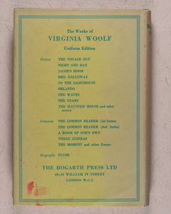 Virginia Woolf. Collected works of Virginia Woolf - every first Uniform Edition,  in original dust-jackets. Hogarth Press. 52 Tavistock Square. London.  1929-1950.