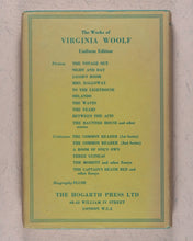 Load image into Gallery viewer, Virginia Woolf. Collected works of Virginia Woolf - every first Uniform Edition,  in original dust-jackets. Hogarth Press. 52 Tavistock Square. London.  1929-1950.
