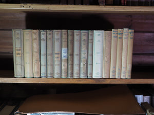 Virginia Woolf. Collected works of Virginia Woolf - every first Uniform Edition,  in original dust-jackets. Hogarth Press. 52 Tavistock Square. London.  1929-1950.