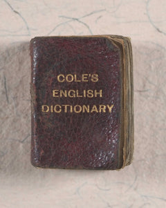 Smallest English Dictionary in the World. Bryce, David & Son. Glasgow. Circa 1896.>>Scarce miniature promo for world's largest bookshop in 1896<<