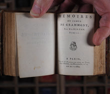 Load image into Gallery viewer, Memoires du Comte Grammont. &gt;&gt;MINIATURE BOOK&lt;&lt; Hamilton, Anthony, Count. Publication Date: 1802 CONDITION: VERY GOOD
