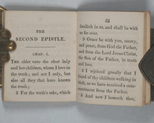 Load image into Gallery viewer, Epistles General of St. John.With a Preface by the Rev. W. Marsh. Groom, T. Islington-Row. Birmingham. [between 1830 and 1840?].
