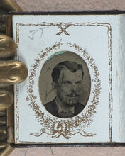Load image into Gallery viewer, [Miniature Tintype Portrait Album]. 1880 [?]. >>Phantasmic miniature tintype album<<
