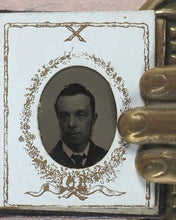Load image into Gallery viewer, [Miniature Tintype Portrait Album]. 1880 [?]. >>Phantasmic miniature tintype album<<
