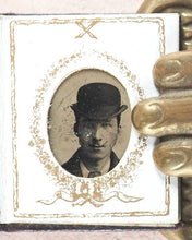 Load image into Gallery viewer, [Miniature Tintype Portrait Album]. 1880 [?]. >>Phantasmic miniature tintype album<<
