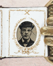 Load image into Gallery viewer, [Miniature Tintype Portrait Album]. 1880 [?]. >>Phantasmic miniature tintype album<<
