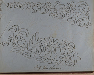 Mary Chetwynd, [née] Hussey, [1820-91]. Work Book of Viscountess Chetwynd. [Circa 1861].