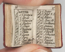 Load image into Gallery viewer, Petit Bijou des Dames, Le. Marcilly, Rue St. Jacques, 31. Paris. Micro-miniature in original walnut etui. [1817].
