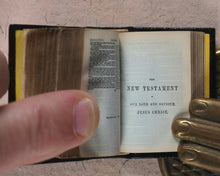 Load image into Gallery viewer, Holy Bible containing Old and New testaments. Bryce, David &amp; Son. Glasgow. 1896.&gt;&gt;Gorgeously rebound English miniature Bible&lt;&lt;

