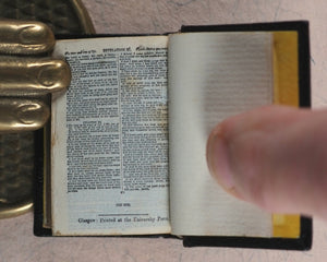 Holy Bible containing Old and New testaments. Bryce, David & Son. Glasgow. 1896.>>Gorgeously rebound English miniature Bible<<