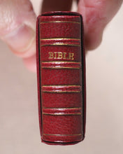 Load image into Gallery viewer, Holy Bible containing Old and New testaments. Bryce, David &amp; Son. Glasgow. 1901. &gt;&gt;Fabulously rebound miniature English Bible&lt;&lt;
