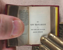 Load image into Gallery viewer, Holy Bible containing Old and New testaments. Bryce, David &amp; Son. Glasgow. 1901. &gt;&gt;Fabulously rebound miniature English Bible&lt;&lt;
