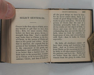 Sibb[e]s, Richard. Divine Meditations. Religious Tract Society. The Depository, 56 Paternoster Row. London. [Circa 1841].