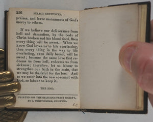 Sibb[e]s, Richard. Divine Meditations. Religious Tract Society. The Depository, 56 Paternoster Row. London. [Circa 1841].