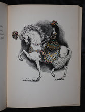 Load image into Gallery viewer, Ride a Cock-Horse and Other Nursery Rhymes. With illustrations by Mervyn Peake. MERVYN PEAKE  Published by Chatto &amp; Windus, London, 1940
