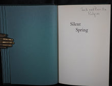 Load image into Gallery viewer, Silent Spring. Rachel Carson. Published by Houghton Mifflin Company, 1962 CONDITION: NEAR FINE HARDCOVER
