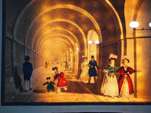 Optical print. G. W's Transparencies, Thames Tunnel. Published by Reeves and Sons. Circa 1843.