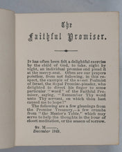 Load image into Gallery viewer, [Macduff, John Ross]. Faithful Promiser, The. Religious Tract Society. London. Circa 1885.
