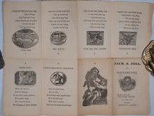 Load image into Gallery viewer, Nursery rhymes, from the royal collections + The Renowned History of Dame Trot and Her Cat + Cries of Banbury and London + Jack &amp; Jill &amp; Old Dame Gill. J.G.Rusher. Banbury. C.1820.
