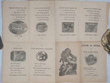 Load image into Gallery viewer, Nursery rhymes, from the royal collections + The Renowned History of Dame Trot and Her Cat + Cries of Banbury and London + Jack &amp; Jill &amp; Old Dame Gill. J.G.Rusher. Banbury. C.1820.
