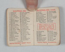 Load image into Gallery viewer, Foster's 'Daisy' Brand 1936 Diary. Foster, A.W. &amp; Co. Bardney. Lincoln. [1936].
