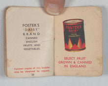 Load image into Gallery viewer, Foster's 'Daisy' Brand 1936 Diary. Foster, A.W. &amp; Co. Bardney. Lincoln. [1936].
