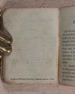 Imitation of Christ. Christian's Pattern or a treatise on the Imitation of Christ. Mason, J[ohn]. London. 1830.