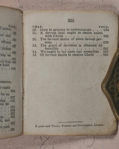 Imitation of Christ. Christian's Pattern or a treatise on the Imitation of Christ. Mason, J[ohn]. London. 1830.