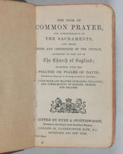 Load image into Gallery viewer, Church of England. Book of Common Prayer and Administration of the Sacraments. [with] Hymns Ancient and Modern. Eyre and Spottiswoode. William Clowes and Sons. London. Circa 1901.
