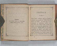 Load image into Gallery viewer, Dew of Hermon: a text of scripture and a verse of a hymn for every day in the year. Warne, Frederick. Bedford Street, Strand. [London]. Circa 1853.
