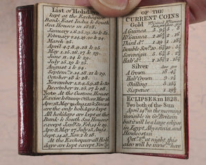 London Almanac for the year of Christ 1828. Company of Stationers. [London]. [1827].
