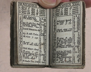 London Almanac for the year of Christ 1769. Company of Stationers. [London]. [1768].