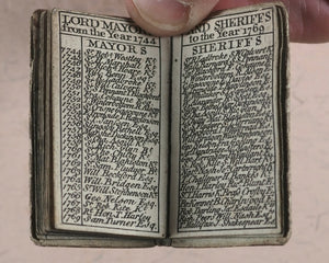 London Almanac for the year of Christ 1769. Company of Stationers. [London]. [1768].