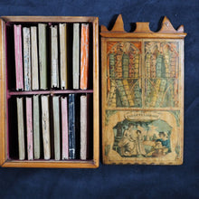 Load image into Gallery viewer, Infant&#39;s Library. Marshall, John. Circa 1800. 16 volumes. Complete with original sycamore bookcase.
