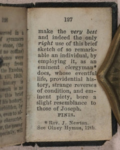 Life of Joseph. England, J.P. Petter, G.E. 102, Cheapside, London. Circa 1845.