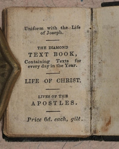 Life of Joseph. England, J.P. Petter, G.E. 102, Cheapside, London. Circa 1845.